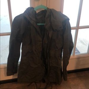 Green army jacket